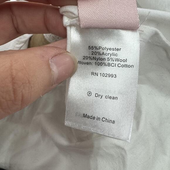 KF/Kaufman Franco Sweater Womens Medium Turtleneck Mixed Media‎ Layered Pullover - Picture 5 of 9